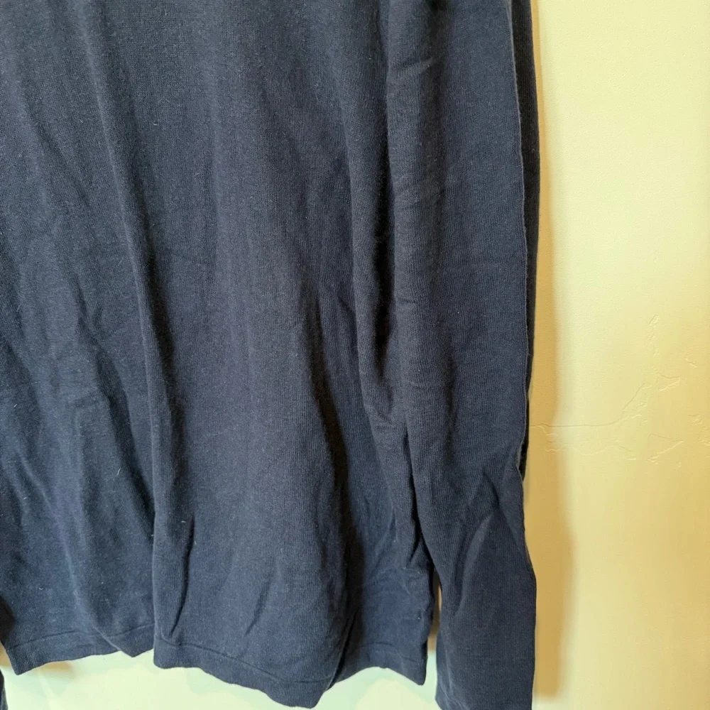 Banana Republic Dark Blue Long Sleeve Tee Cotton Cashmere Men’s Size XL Preppy